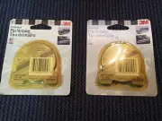 Two 3M Scotchcal 1/4 Inch x 40 Feet Silver Metallic Pin Striping P/N 9105ES