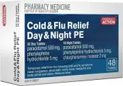 Cold and Flu Relief Day and Night PE Same Active Ingredients as CODRAL 48 -CF1-