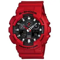 在飛比找PChome商店街優惠-CASIO G-SHOCK/搶眼雙顯配置經典運動錶/GA-1