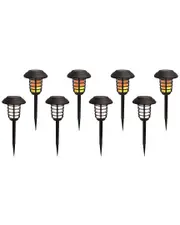 Bell + Howell Solar Powered Pathway Lights - 8 Pack/2 Modes
