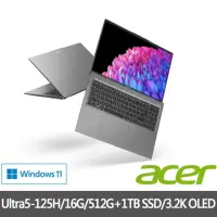 在飛比找momo購物網優惠-【Acer 宏碁】特仕版 16吋AI效能筆電(Swift G