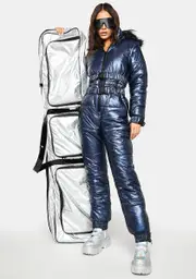 [Club Exx] Eclipse Aurora Beam Metallic Snowsuit