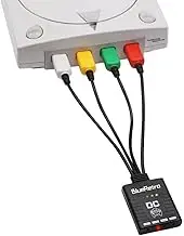 XBERSTAR DC DreamCast Bluetooth handle converter controller adapter-Simple Plug and Play Converter for Sega Dreamcast (BLACK)