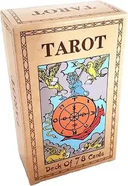 Complete Rider Waite Tarot Card Deck with Clear Meanings, Guide Book & Divination Tools - Beginner-Friendly Boxed Set for Fortune Telling and Cartas al Universo.