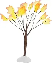 Generic Mini Model Tree Miniature Trees for Crafts Fall Village Accessories Halloween Village Fall Trees Halloween Model Trees Fake Trees Maple Trees Artificial Maple Tree Orange Plastic