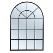 Cooper & Co. Grace 135cm Large Arch Iron Indoor Outdoor Mirror Black