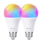 Smart LED Light Bulb, Alexa Light Bulbs WiFi Dimmable 2 Pack with Google Home...