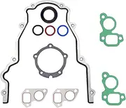LS Timing Cover Gasket Set - TCS45993 12633904 Fits for GM LS LS1 LS2 LS3 LS6 LM7 LQ4 LQ9 V8 Engine 4.8L 5.3L 5.7L 6.0L 6.2L Chevy Silverado Suburban Tahoe Trailblazer GMC Sierra