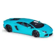 Welly 1:18 Lamborghini Aventador LP700-4 Racing Diecast Model Car Blue IN BOX