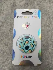 Avocado Party Blue Popsockets Single Grip & Stand Phones Holder