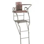 Oversized Outdoor Tree Ladder Stand Jumbo Big Safety Rail Deer Bow Hunting