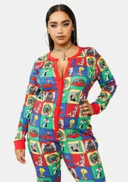 [Dolls Kill x Looney Tunes] Plus Certified Loon Thermal Pajamas
