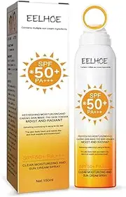 Sun Protection Spray Broad Spectrum SPF Sunscreen Mist with Titanium Dioxide Glycerin and Botanical Extracts Hydrating UV Defense appliable for Face Body 150ml (2)