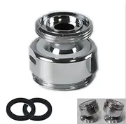 360 Degree Swivel Faucet Adapter, 16mm Male to 22mm Male NPT Thread Brass Sink Faucet Adapter Water Purifier Tap Aerator Connector
