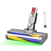 Vacuum Attachments with Dust Detection Light for V10 Slim V12 Cordless Cleaner Hardwood Floor Brush Gray