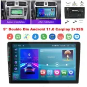 9" Double Din Android11.0 Carplay 2+32G Car Stereo Bluetooth Radio GPS Navi WiFi (for: Porsche)