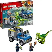LEGO Juniors/4+ Jurassic World Raptor Rescue Truck 10757 Playset Toy