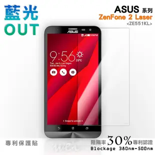 【膜力威】專利抗藍光保護貼｜ASUS ZenFone 2 Laser (ZE551KL) 適用