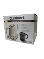 Cuisinart Digital Electric Gooseneck Kettle Touchpad Heating Base 1.0L NIB