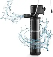 SainSmart XpertMatic Aquarium Filter for 70-120 Gallon Tank, Internal Black