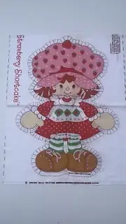 Vintage Strawberry Shortcake Sew Stuff Patterns for Pillow Doll 1980 Pattern HTF