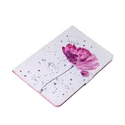 Purple Orchids Pattern Horizontal Flip Leather Case for Galaxy Tab S5E T720 / T725, with Holder & Card Slot & Wallet