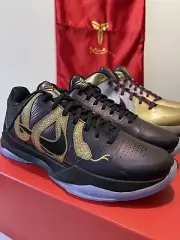 Size 12 - Kobe 5 Mamba Eggplant Nike w/ Dustbag & Zoom Kobe 4 Protro Gold Medal