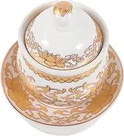 DOITOOL Buddhist Worship Ceramic Cup Small Temple Offering Cup Design Church Decoration