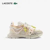 在飛比找momo購物網優惠-【LACOSTE】男鞋-L003跑道紡織運動鞋(白色)
