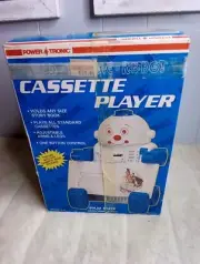 RARE Vintage 1980s Power Tronic Read To Me Robot Cassette Player Solid State NEW