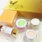 Set Mache're Gold Whitening Cream Freckles Acne Winkles Natural Premium Skin