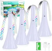 Fly Fans for Tables Rechargeable, 4pcs