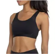 SPANX 50181R Workout Med Impact Sports Bra Size S Black New