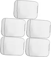 CHILDWEET Rear Seat Cover 5 Pcs Kick Mats Car Seat Back Protector Anti-kick Pad Water Resistant Easy to Clean