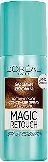L'Oreal Paris Magic Retouch Temporary Root Concealer Spray - Golden Brown (Instant Grey Hair Cove