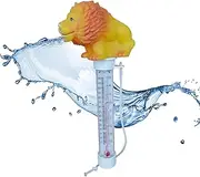 Pool Float Temperature Gauge | Floating Buoy Pool Temperature Sensor - Portable Water Thermoscope Meter with String for Hot Tubs Bathtub Aquariums