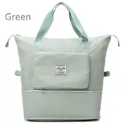 OZNALA 3 In 1 Foldable Portable Expandable Large Capacity Unisex Folding Travel Bags Waterproof Luggage Tote Handbag Duffle Bag Cosmetics Organizer with Bottom Extension & Multi-Pocket-Green