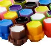 Tattoo Ink Caps Cup for Tattooing Honeycomb Shape Spliceable Anti-Rollover Sp...