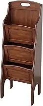 Book Storage and Display Rack Multi-Functional Corner Bookshelf Bookshelf with Storage Ideal for Bedrooms Living Rooms