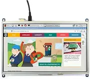 Waveshare 10.1inch Resistive Touch Screen LCD HDMI IPS Display Compatible with Raspberry Pi 4B / 3B+ / 3A+ / 3B / 2B / 1B+ / 1A+ / Zero 2 W/Zero W/Zero and PC 1024×600 Resolution