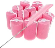 BIUDECO 1 set Sponge Hair Rollers for Easy DIY Curling Flexible Durable Hair Curlers with Pintail Comb for Stylish Waves