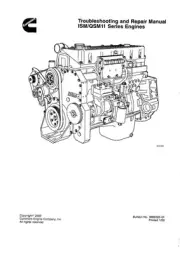 Hyundai CUMMINS QSM11 Troubleshooting Repair ENGINE Hardcover Service Manual