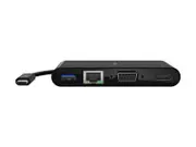 Belkin multimedia and charge adapter - USB-C - VGA, HDMI - 1GbE