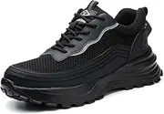 [Generic] Men's Safety Shoes Steel Toe Cap Work Sneakers Construction Industrial Boots Platform Comfortable Lightweight