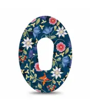 ExpressionMed Dexcom G6 Floral Folklore Patch 4 Pack