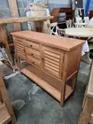 Louvre Door Hallway Table Console Sideboard