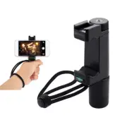 PULUZ Handheld Grip Stabilizer Tripod Adapter Mount with Cold Shoe + Wrist Strap