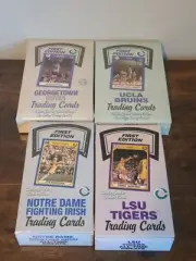 4 x 1st Edition Collegiate Collection Boxes (UCLA, Georgetown, LSU & Notre Dame)