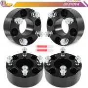 4Pcs 2" 4x4 4x101.6 1/2-20 Wheel Spacers 62mm Black For EZ Go Club Car Golf Cart
