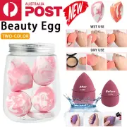 4Pcs AU Stock Beauty Blender Makeup Foundation Sponge Puff Cosmetic Makeup Tools